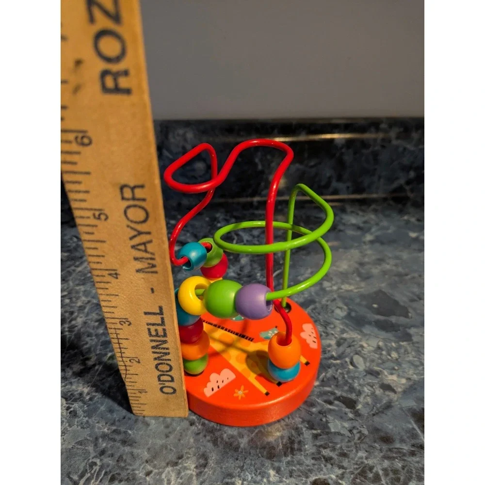 Wooden Bead Maze Toy‎ for Toddlers Kids Activity Educational Game